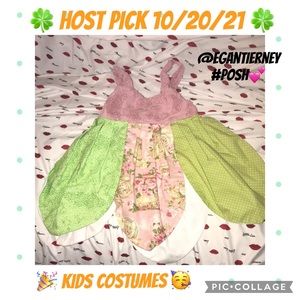 Love and Lace 2T pink & green dress stretchy 💕